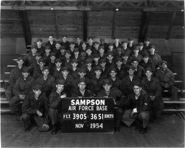 1954,Sampson AFB,Squadron 3651,Flight 3905