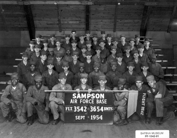 1954,Sampson AFB,Squadron 3654,Flight 3542