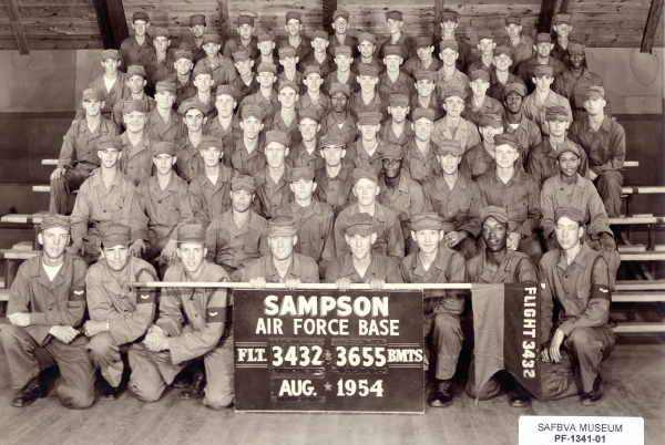 1954,Sampson AFB,Squadron 3655,Flight 3432