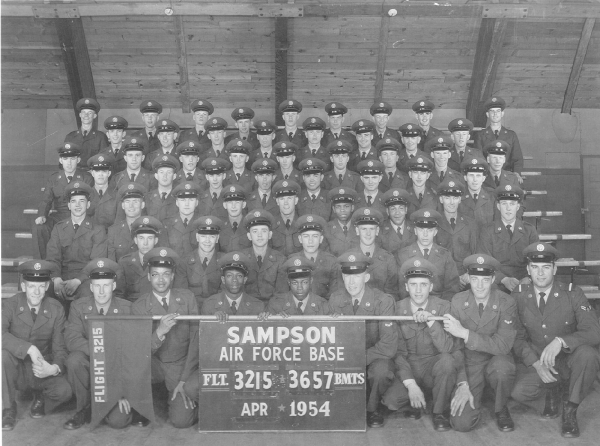 1954,Sampson AFB,Squadron 3657,Flight 3215