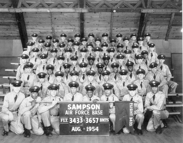 1954,Sampson AFB,Squadron 3657,Flight 3433
