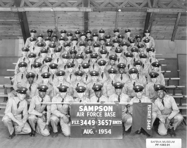1954,Sampson AFB,Squadron 3657,Flight 3449