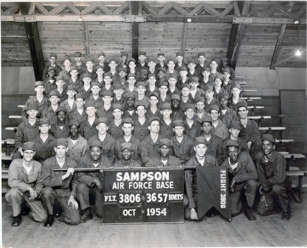 1954,Sampson AFB,Squadron 3657,Flight 3806