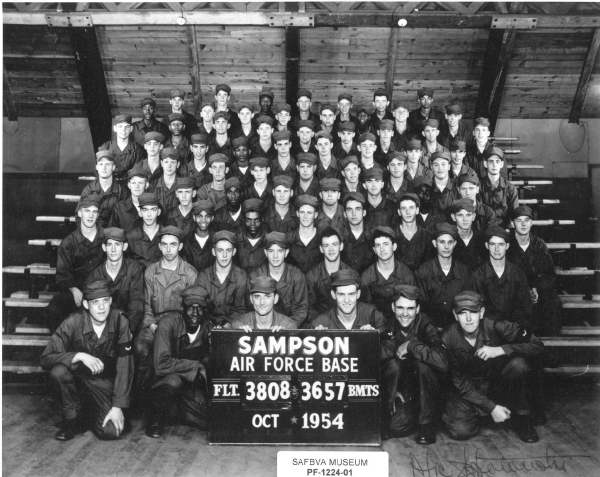 1954,Sampson AFB,Squadron 3657,Flight 3808