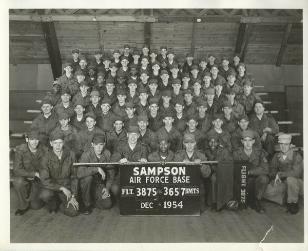 1954,Sampson AFB,Squadron 3657,Flight 3875