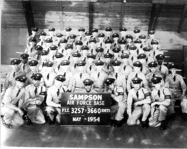 1954,Sampson AFB,Squadron 3660,Flight 3257