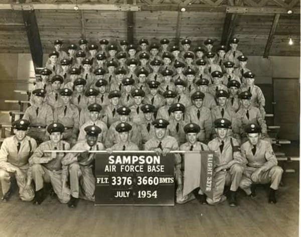 1954,Sampson AFB,Squadron 3660,Flight 3376