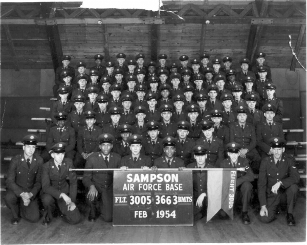 1954,Sampson AFB,Squadron 3663,Flight 3005