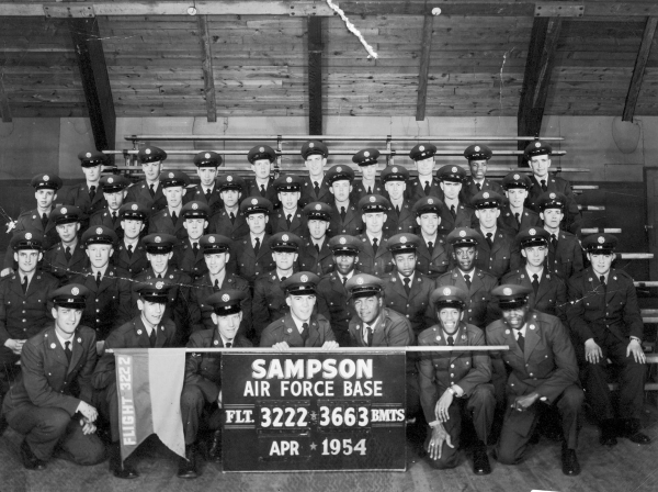 1954,Sampson AFB,Squadron 3663,Flight 3222
