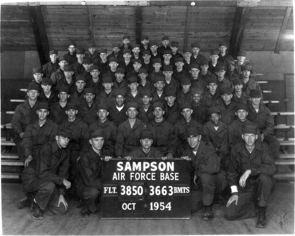 1954,Sampson AFB,Squadron 3663,Flight 3850