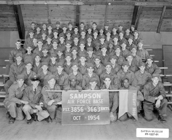 1954,Sampson AFB,Squadron 3663,Flight 3856