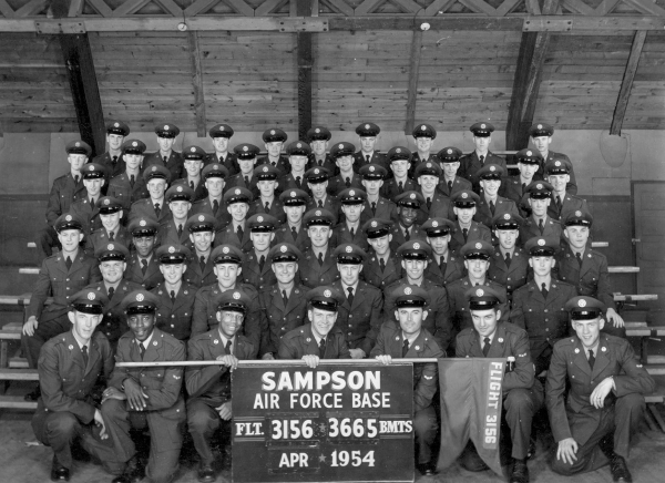 1954,Sampson AFB,Squadron 3665,Flight 3156