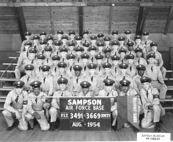 1954,Sampson AFB,Squadron 3669,Flight 3491