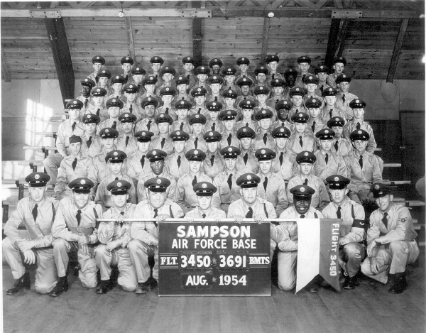 1954,Sampson AFB,Squadron 3691,Flight 3450