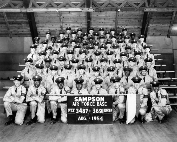 1954,Sampson AFB,Squadron 3691,Flight 3487