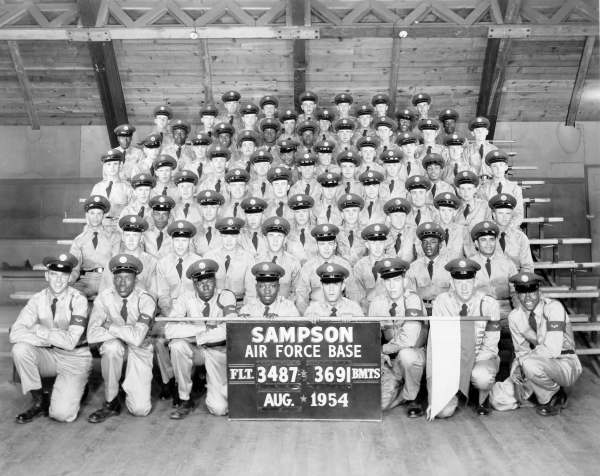 1954,Sampson AFB,Squadron 3691,Flight 3487