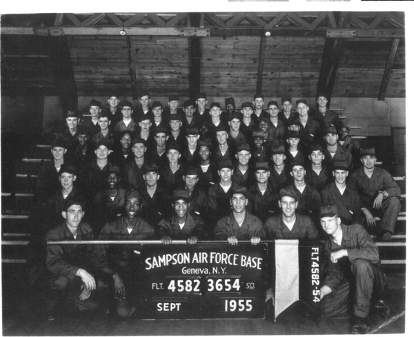 1955,Sampson AFB,Squadron 3654,Flight 4582