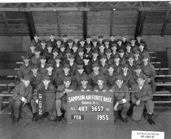 1955,Sampson AFB,Squadron 3657,Flight 4117
