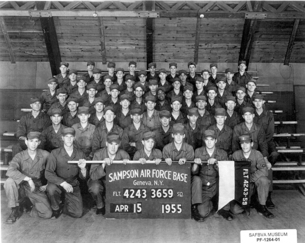 1955,Sampson AFB,Squadron 3659,Flight 4243