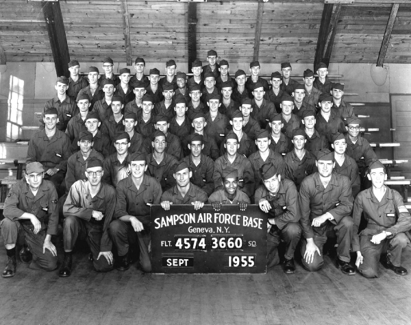 1955,Sampson AFB,Squadron 3660,Flight 4574