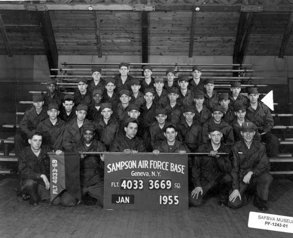 1955,Sampson AFB,Squadron 3669,Flight 4033