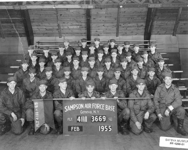 1955,Sampson AFB,Squadron 3669,Flight 4111