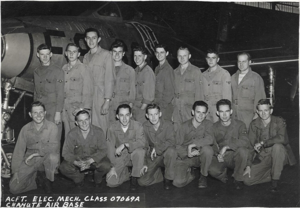 1949, Chanute AFB, Aircraft Electrical Mechanical, Class 07069A