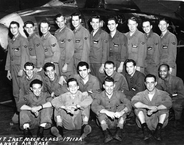 1952,Chanute AFB,  Flight Instrument Mechanic School,Class 17112A