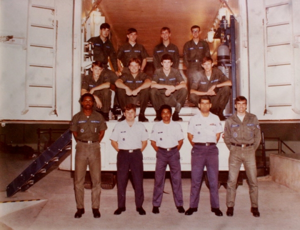 1976,Chanute AFB,3361st Student Squadron,MM II Missile Maintenance,June 76