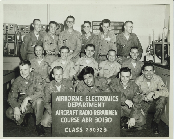 1962,Keesler AFB,Aircraft Radio Repairman Course ABR 30130 Class 28032B