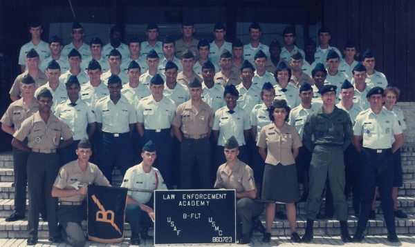 1986,Lackland AFB,Law Enforcement Academy,Joint USAF USMC,B-Flight