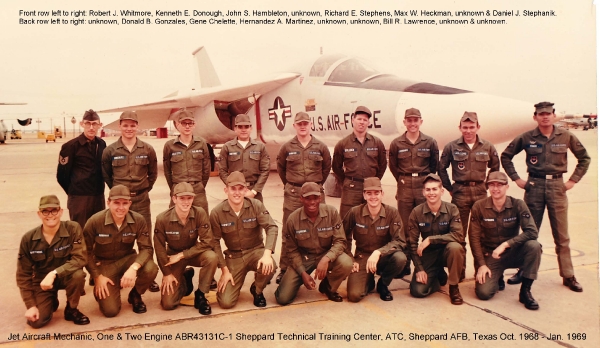 1969,Sheppard Technical Training Center,Jet Aircraft Mechanic School