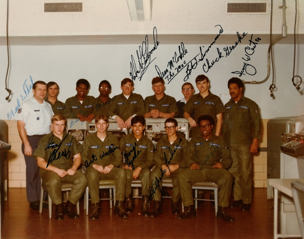 1976,Sheppard AFB,Teletype Tech School Class