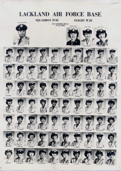 1956,Lackland AFB,Squadron 3743,Flight W-23