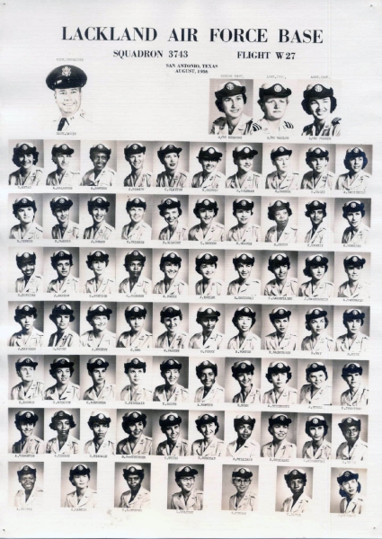 1956,Lackland AFB,Squadron 3743,Flight W-27