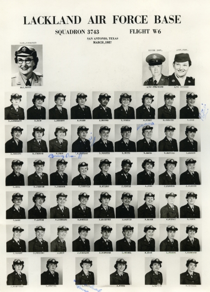 1957,Lackland AFB,Squadron 3743,Flight W-6