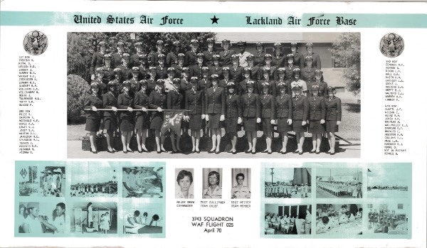 1970,Lackland AFB,Squadron 3743,Flight W-025