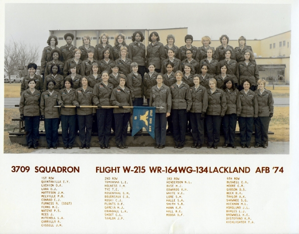 1974,Lackland AFB,Squadron 3709,Flight W-215