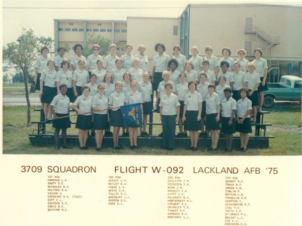 1975,LacklandAFB,Squadron 3709, Flight W-092