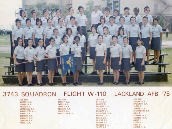 1975,LacklandAFB,Squadron 3743, Flight W-110