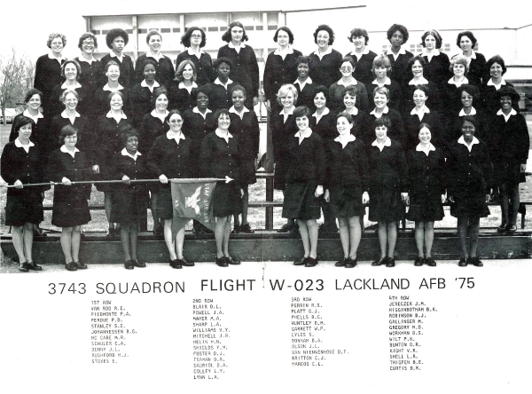 1975,Lackland AFB,Squadron 3743,Flight W-023