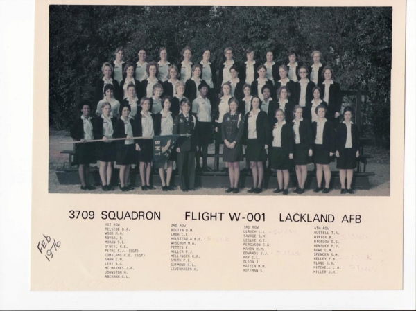 1976,LacklandAFB,Squadron 3709, Flight W-001