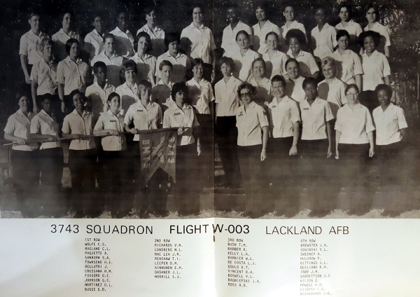 1976,Lackland AFB,Squadron 3743,Flight W-03