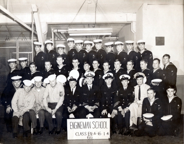 1967,USCG Training Station Groton,Engineman A Training School,Class EN-A-66