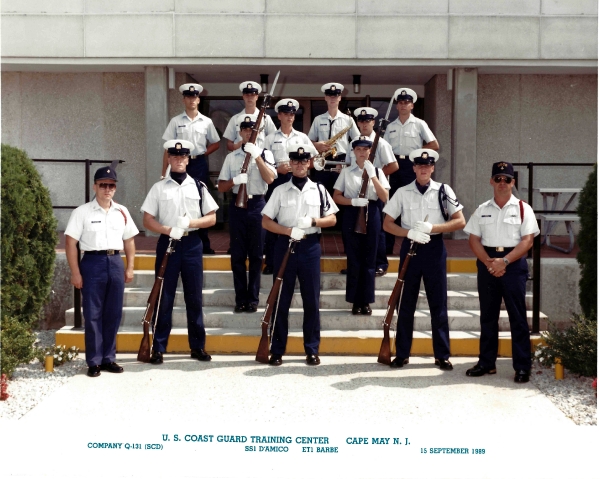 1989,USCG Training Center Cape May,Company Q-131 (SCD)