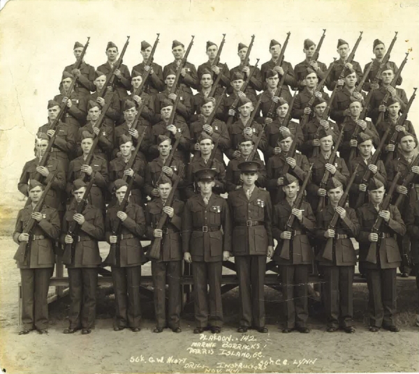 1941,Marine Barracks,Parris Island,Platoon 142