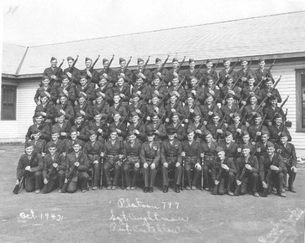 1942, Marine Barracks, Parris Island,Platoon 797