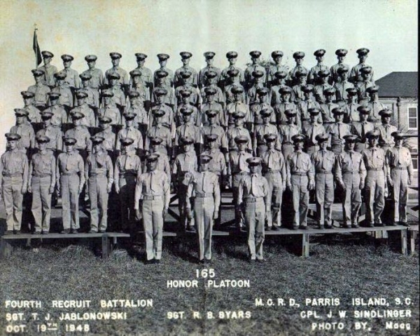 1948,MCRD Parris Island,Platoon 165