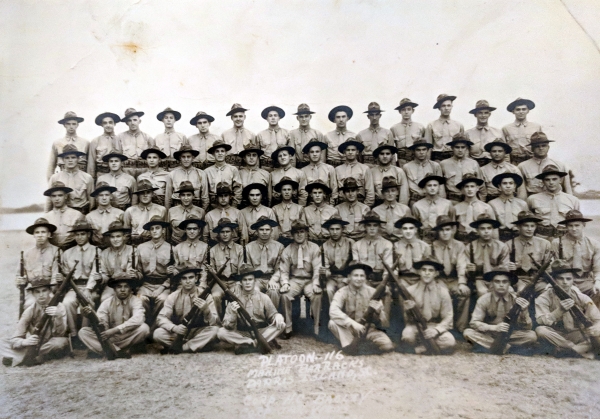Circa 1940,Marine Barracks,Parris Island,Platoon 116