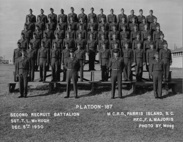1950,MCRD Parris Island,Platoon 187